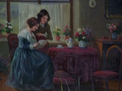 Rudolf Kingsbery oil on board 19 th 2