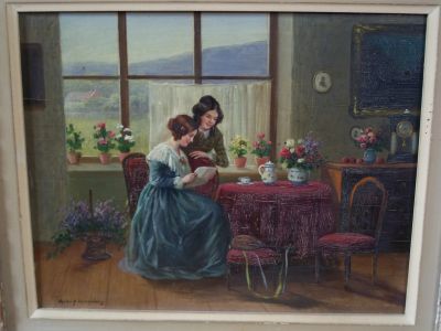 Rudolf Kingsbery oil on board 19 th 4
