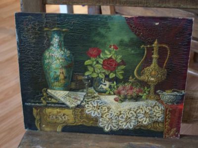 Rudolf Kingsbery huile sur panneau de bois 19e 1