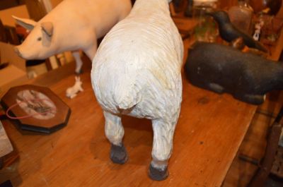 Carved sheep by Leonard Croteau 8