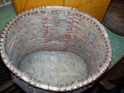 Panier d'écorce Amérindien, récipient pour eau d'érable 9 Panier d'écorce Amérindien, récipient pour eau d'érable 9