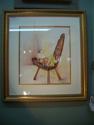 Albert Rousseau still life dry pastel 1