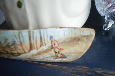 Sculpture canot peint 5 Sculpture canot peint 5