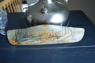 Sculpture canot peint 1 Sculpture canot peint 1