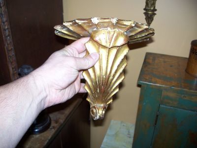Paire de petites corniches en bois 4