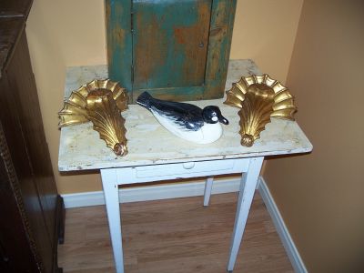 Paire de petites corniches en bois 1