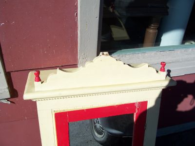 Very nice drug cabinet all carved 2