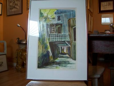 Aquarelle sign&eacute;e de Georgette Pihay 7