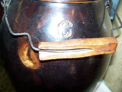Real nice stoneware jar with spout 3