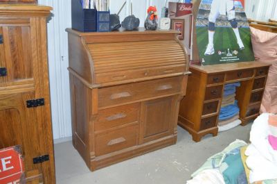 Roll-top en chêne 1 Roll-top en chêne 1