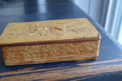 Native carved box 3