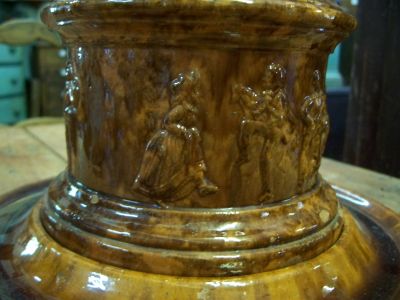 Scarce Dion pottery tobacco safe 4