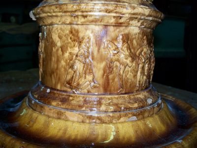 Scarce Dion pottery tobacco safe 5
