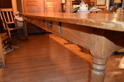 Harvest table 9 feet long 7 Harvest table 9 feet long 7