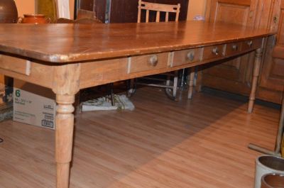 Harvest table 9 feet long 6 Harvest table 9 feet long 6