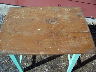 Small pine stretcher table on the rough !! 2 Small pine stretcher table on the rough !! 2