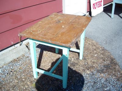 Small pine stretcher table on the rough !! 7 Small pine stretcher table on the rough !! 7