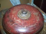Wooden polychromic Native bowl15