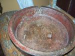Wooden polychromic Native bowl14