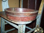 Wooden polychromic Native bowl13