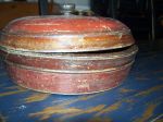Wooden polychromic Native bowl5