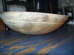 Vieux bol de bois tourné - Antiquités