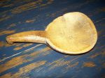 Carved butter spoon - Antiques
