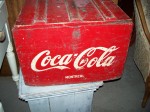 Glaci&egrave;re Coke en bois compl&egrave;te et superbe condition