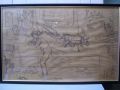 Grand dessin de Jean Julien Bourgault 1910 / 19962