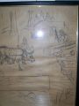 Grand dessin de Jean Julien Bourgault 1910 / 19965