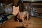 chat sculpté art populaire2