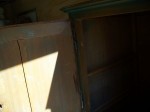 4 door pine cupboard w double raised panels.5