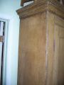 3 door Adams style pine armoire forged nails8