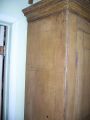 3 door Adams style pine armoire forged nails9