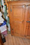  raised panels small pine cupboard - Antiques