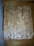 Pine bench on the rough with its graining3