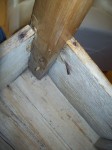 Pine bench on the rough with its graining6