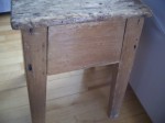 Pine bench on the rough with its graining8