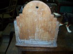 Pine salt box square nails mounted - Antiques