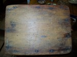 Pine salt box square nails mounted - Antiques