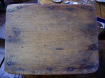 Pine salt box square nails mounted - Antiques