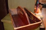 Pine cutlery box - Antiques
