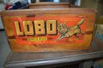 Lobo apples wood box