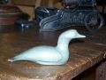 Canard sculpt� sign� et num�rot� - Antiquit�s
