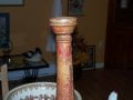 Beautifull tall turned candelabra  - Antiques