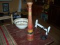 Superbe gros chandelier tourn� polychrome - Antiquit�s