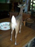 Carved folk art deer 6