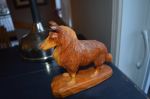 Carving of a collie dog 2