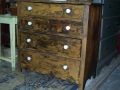 Commode na�ve 4 tiroirs en pin circa 1860