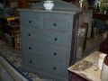 Pine chest of drawers forged nails 5 drawers over body2